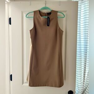 Banana Republic Camel/Tan Sleeveless Sheath Dress